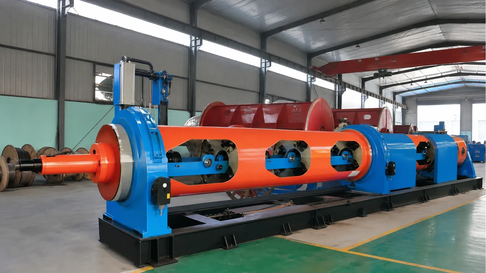 Cable stranding and cabling production scenario